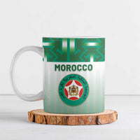 Custom Morocco Football Ceramic Mug 1994 Retro Green Version - Wonder Print Shop