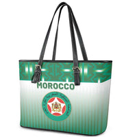 Morocco Football Leather Tote Bag 1994 Retro Green Version - Wonder Print Shop
