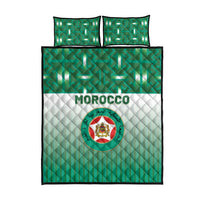 Morocco Football Quilt Bed Set 1994 Retro Green Version - Wonder Print Shop