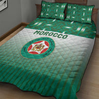 Morocco Football Quilt Bed Set 1994 Retro Green Version - Wonder Print Shop