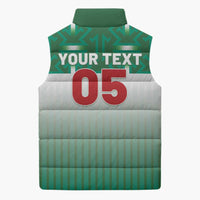 Custom Morocco Football Sleeveless Puffer Jacket 1994 Retro Green Version - Wonder Print Shop