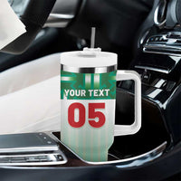 Custom Morocco Football Tumbler With Handle 1994 Retro Green Version - Wonder Print Shop