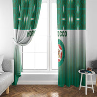 Morocco Football Window Curtain 1994 Retro Green Version - Wonder Print Shop