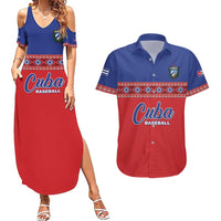 Custom Cuba Baseball Couples Matching Summer Maxi Dress and Hawaiian Shirt Special Version