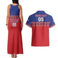 Custom Cuba Baseball Couples Matching Tank Maxi Dress and Hawaiian Shirt Special Version