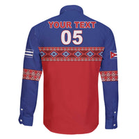 Custom Cuba Baseball Family Matching Off The Shoulder Long Sleeve Dress and Hawaiian Shirt Special Version