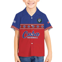Custom Cuba Baseball Family Matching Short Sleeve Bodycon Dress and Hawaiian Shirt Special Version