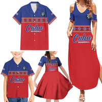 Custom Cuba Baseball Family Matching Summer Maxi Dress and Hawaiian Shirt Special Version