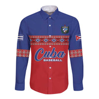 Custom Cuba Baseball Long Sleeve Button Shirt Special Version