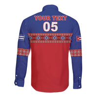 Custom Cuba Baseball Long Sleeve Button Shirt Special Version