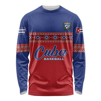 Custom Cuba Baseball Long Sleeve Shirt Special Version