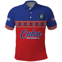 Custom Cuba Baseball Polo Shirt Special Version