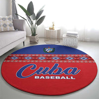 Cuba Baseball Round Carpet Special Version