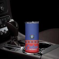 Custom Cuba Baseball Skinny Tumbler Special Version