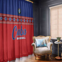 Cuba Baseball Window Curtain Special Version