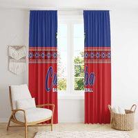 Cuba Baseball Window Curtain Special Version