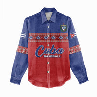 Custom Cuba Baseball Women Casual Shirt Special Version