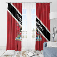 Trinidad and Tobago Window Curtain Coat Of Arms Flag Style