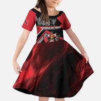 Personalized Trinidad and Tobago Family Matching Off Shoulder Maxi Dress and Hawaiian Shirt Unique Style