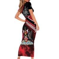 Personalized Trinidad and Tobago Family Matching Short Sleeve Bodycon Dress and Hawaiian Shirt Unique Style