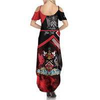 Personalized Trinidad and Tobago Family Matching Summer Maxi Dress and Hawaiian Shirt Unique Style