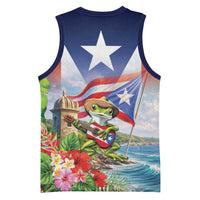 Puerto Rico Coqui Frog Basketball Jersey Happy Emancipation Day