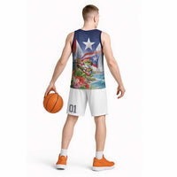 Puerto Rico Coqui Frog Basketball Jersey Happy Emancipation Day