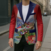 Puerto Rico Coqui Frog Blazer Happy Emancipation Day