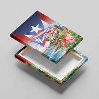 Puerto Rico Coqui Frog Canvas Wall Art Happy Emancipation Day