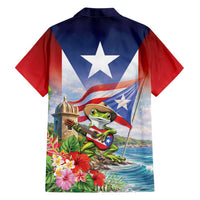 Puerto Rico Coqui Frog Hawaiian Shirt Happy Emancipation Day
