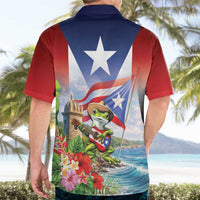 Puerto Rico Coqui Frog Hawaiian Shirt Happy Emancipation Day