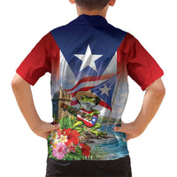 Puerto Rico Coqui Frog Hawaiian Shirt Happy Emancipation Day