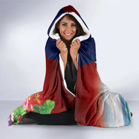 Puerto Rico Coqui Frog Hooded Blanket Happy Emancipation Day