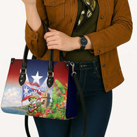 Puerto Rico Coqui Frog Leather Bag Happy Emancipation Day
