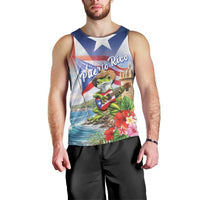 Puerto Rico Coqui Frog Men Tank Top Happy Emancipation Day