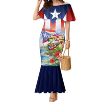 Puerto Rico Coqui Frog Mermaid Dress Happy Emancipation Day
