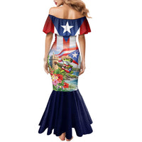Puerto Rico Coqui Frog Mermaid Dress Happy Emancipation Day