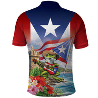 Puerto Rico Coqui Frog Polo Shirt Happy Emancipation Day