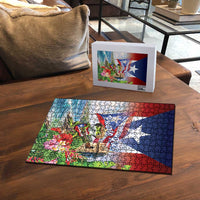Puerto Rico Coqui Frog Puzzle Happy Emancipation Day