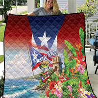 Puerto Rico Coqui Frog Quilt Happy Emancipation Day