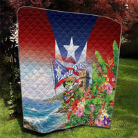 Puerto Rico Coqui Frog Quilt Happy Emancipation Day