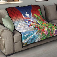 Puerto Rico Coqui Frog Quilt Happy Emancipation Day