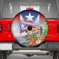 Puerto Rico Coqui Frog Spare Tire Cover Happy Emancipation Day