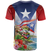 Puerto Rico Coqui Frog T Shirt Happy Emancipation Day
