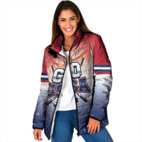 Custom USA Ice Hockey Team Padded Jacket Go USA Unique Style