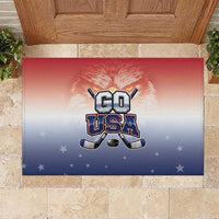 USA Ice Hockey Team Rubber Doormat Go USA Unique Style