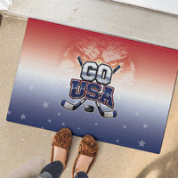 USA Ice Hockey Team Rubber Doormat Go USA Unique Style