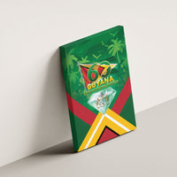 Guyana 60th Independence Diamond Jubilee Canvas Wall Art