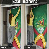 Guyana 60th Independence Diamond Jubilee Door Cover