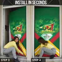 Guyana 60th Independence Diamond Jubilee Door Cover